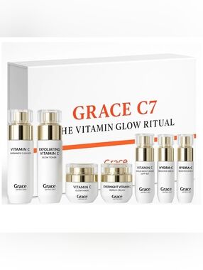 Grace C7 Vitamin Glow Ritual Anti-Aging Skincare Set